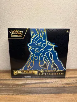 Pokemon Center TCG: Mega Evolutions Lucario Elite Trainer Box (ETB) - SEALED - Image 1