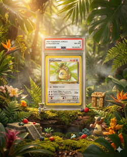1999 Pokemon Kangaskhan #21/64 Jungle Unlimited Rare Card PSA 8 NM-MT - Image 1