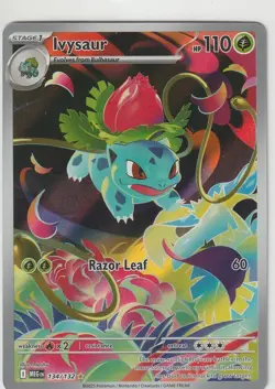 Pokemon TCG Ivysaur - 134/132 - ME01: Mega Evolution (MEG) Near Mint - Image 1