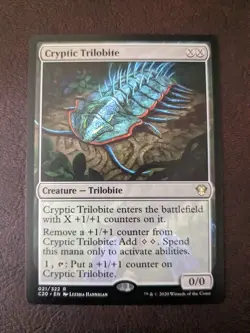 CRYPTIC TRILOBITE C20 - Magic The Gathering MTG Collectible Card game - Image 1