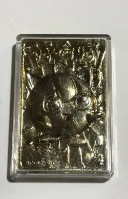 1999 Burger King BK Pokemon 23K Gold Plated Trading Card JigglyPuff - Image 1