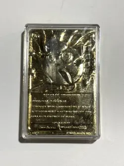 1999 Burger King BK Pokemon 23K Gold Plated Trading Card JigglyPuff - Image 2