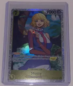 Stussy SR OP13-110 ENGLISH ONE PIECE Card Carrying on His Will - NM - Image 1