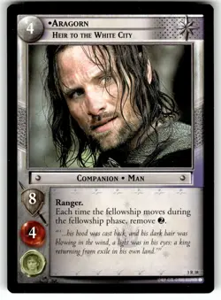 LOTR Lord of the Rings Realms of the Elf Lords Card #3R38 Aragorn - Image 1