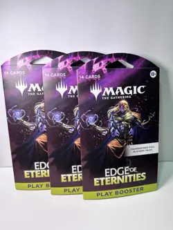 New Sealed Magic The Gathering edge of eternity 3 play boosters Free Shipping - Image 1