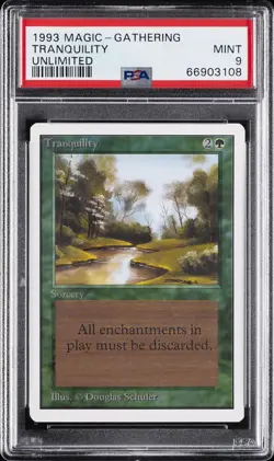 1993 MTG UNLIMITED TRANQUILITY PSA 9 - Image 1