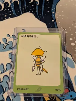 Pokenots 151 Waspdrill Beedrill 0015 Dysfunctional Passholders NM Card Pokemon - Image 2