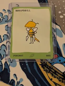 Pokenots 151 Waspdrill Beedrill 0015 Dysfunctional Passholders NM Card Pokemon - Image 3