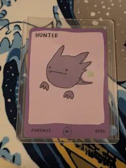 Hunter 0093 Haunter Dysfunctional Passholder Pokenots 151 Card Pokemon NM Parody - Image 1