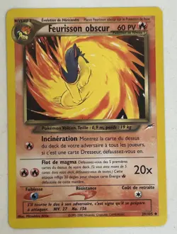 Pokemon Card - Dark Quilava Neo Destiny 39/105 Feurisson Obscur French NM Rare - Image 1