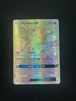 Pokemon TCG Mimikyu GX Lost Thunder 226/214- Rainbow Secret Rare-MINT CONDITION! - Image 1