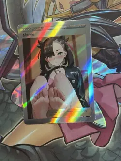 Pokemon Marnie Anime Waifu Custom DIY Trainer Art Sexy Pokemon card - Image 2