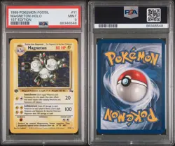 1999 Pokemon Fossil - Magneton Holo 1st Edition 11/62 PSA 9 - Image 3