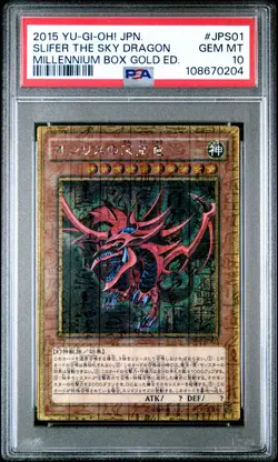 ✨Slifer The Sky Dragon MB01-JPS01 PSA 10 2015 Yugioh Japanese - Image 1