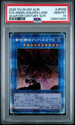 ✨Fallen Angel Of The Golden Land ALIN-JP036 PSA 10 2025 Secret Rare Yugioh - Image 1