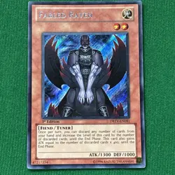 Yugioh! Fabled Raven DREV-EN091 Secret Rare 1st Edition NM - Image 1