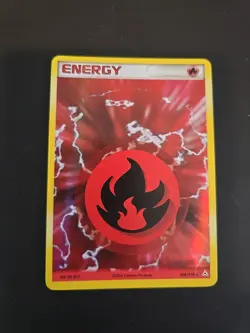 Fire Energy 106/110 Pokemon Holon Phantoms Holo Rare LP - Image 1