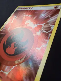Fire Energy 106/110 Pokemon Holon Phantoms Holo Rare LP - Image 3
