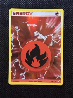 Fire Energy 106/​​110 EX Holon Phantoms Holo Pokemon TCG NM - Image 1