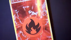Pokemon Fire Energy 106/110 Reverse Holo Holon Phantoms Card - Image 3