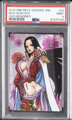 2018 ONE PIECE WAFERS JPN OUR MEMORIES #22 BOA HANCOCK PSA 9 - Image 1