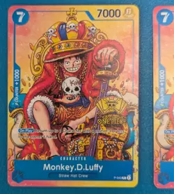 Pre-release Monkey.D.Luffy #P-043 (2nd Anniversary Stamped) 2024 One Piece Promo - Image 2