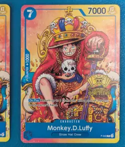 Pre-release Monkey.D.Luffy #P-043 (2nd Anniversary Stamped) 2024 One Piece Promo - Image 3