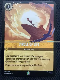 Disney Lorcana Fabled Circle of Life 26/204 NM Legendary - Image 1