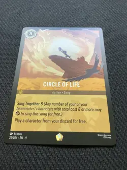 Disney Lorcana Fabled Circle of Life 26/204 NM Legendary - Image 3