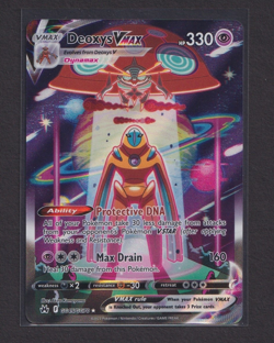 Deoxys VMAX GG45/GG70 Crown Zenith: Galarian Gallery Ultra Rare Pokemon card - Image 1