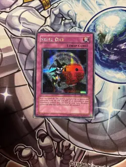 Yugioh Skull Dice EDS-003 Secret Rare MP (WNU) - Image 1