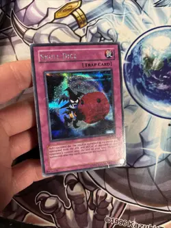 Yugioh Skull Dice EDS-003 Secret Rare MP (WNU) - Image 2