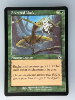 MTG Ancestral Mask - Mercadian Masques (MMQ) – NM - Image 1