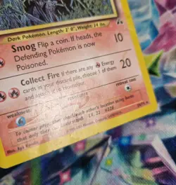 Houndour 24/75 Neo Discovery Non-Holo Rare Pokemon Card WOTC HP - Image 5