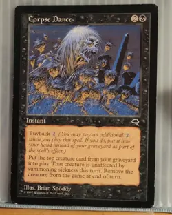 Mtg CORPSE DANCE LP Tempest Reserve List -Argo- - Image 1