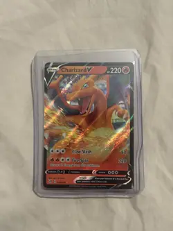 Charizard V 019/189 Sword & Shield Darkness Ablaze Holo Ultra Rare Pokemon Card - Image 1