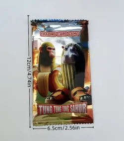 Tung Tung Tung Sahur TCG/CCG X10 Packs 80 Cards Italian Brainrot New & Sealed - Image 2