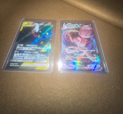 Pokemon Umbreon & Darkrai GX TAG TEAM Holo Full Art and Mew Vmax Card - Image 1