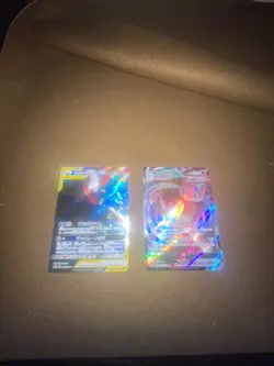 Pokemon Umbreon & Darkrai GX TAG TEAM Holo Full Art and Mew Vmax Card - Image 2
