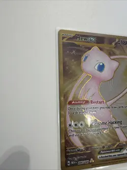 2023 Mew EX 205/165 Scarlet & Violet 151 Metal Full Art Pokemon Card - Image 5