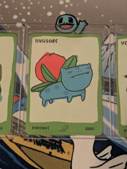 Liviisore 002 Ivysaur Pokenot 151 Dysfunctional Passholder Pokemon Card NM - Image 1