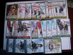 Weiss Schwarz NIKKE English~LOT OF 27 CARDS~SR RR & R CARDS - Image 1