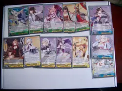 Weiss Schwarz Azur Lane English Vol. 1~LOT OF 13 CARDS~SR RR & R CARDS - Image 1