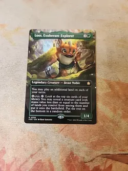 Loot, Exuberant Explorer Borderless Foundations MTG NM - Image 1