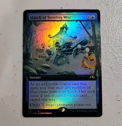 March of Swirling Mist (Showcase) Kamigawa: Neon Dynasty Regular MTG - Image 1
