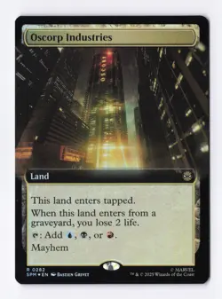 Oscorp Industries (Extended Art) (Foil) 0282 (R) MTG Marvel's Spider-Man (SPM) - Image 1