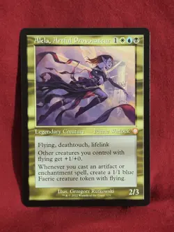 Alela, Artful Provocateur (Retro Frame) M Commander: The Brothers' War 119 MTG - Image 3
