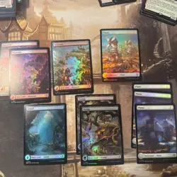 MTG Loren Eclipsed Foil Full Art Land Lot X 10 - Image 1