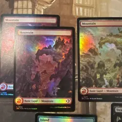 MTG Loren Eclipsed Foil Full Art Land Lot X 10 - Image 2