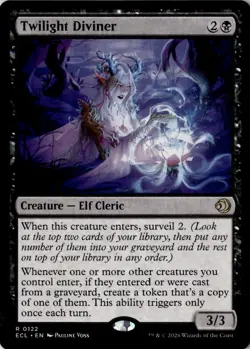 Twilight Diviner Lorwyn Eclipsed Regular NM R 0122 - Image 1